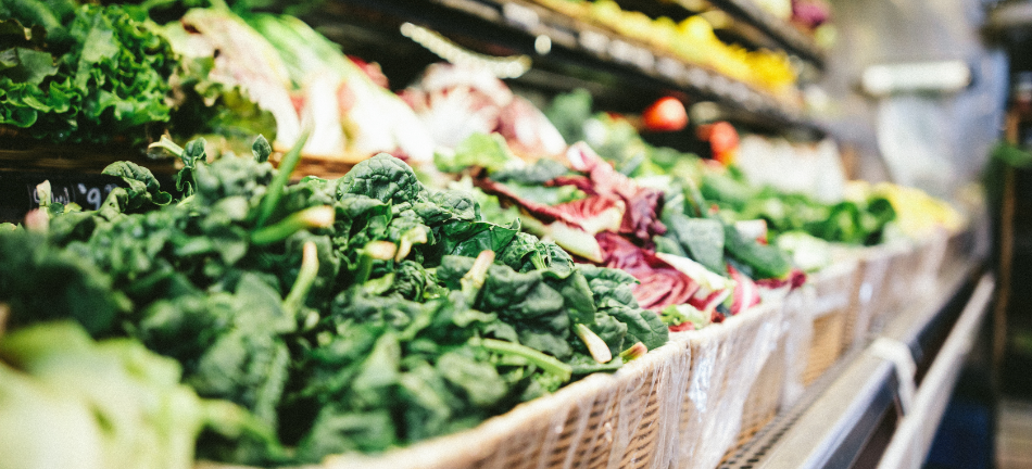 vegetables at the supermarket 