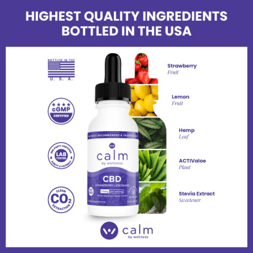 CBD Oil Tincture - Strawberry Lemon-aid - Image 5