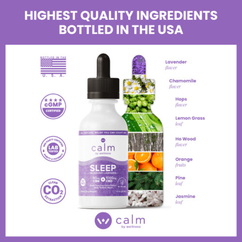 CBD Oil + CBN Oil Sleep Aid Supplement - Image 4