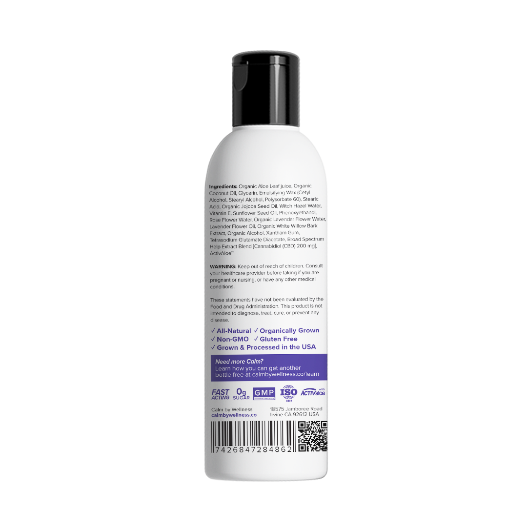 Hemp CBD Lavender Lotion Calm By Wellness