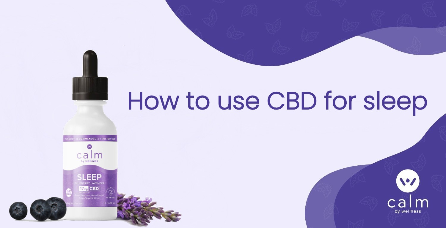 How to use CBD for Sleep