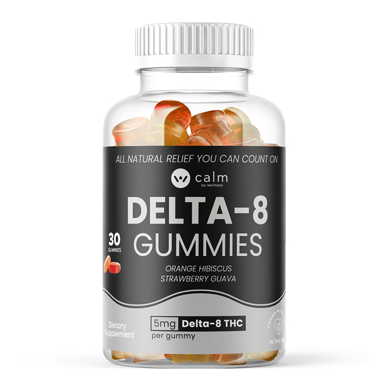 Delta 8 Gummies - 5mg Per Gummy - Calm by Wellness