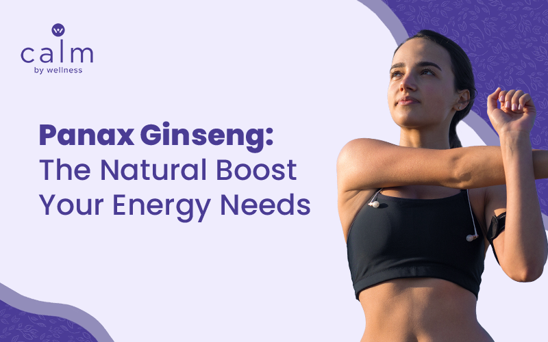 Girl stretching and exercising highlighting Panax Ginseng as a natural energy booster