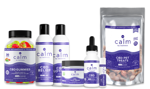GroupPhotoAllProducts Calm Hemp CBD Oil
